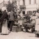Jędrzejów. Jarmark na rynku 1916
